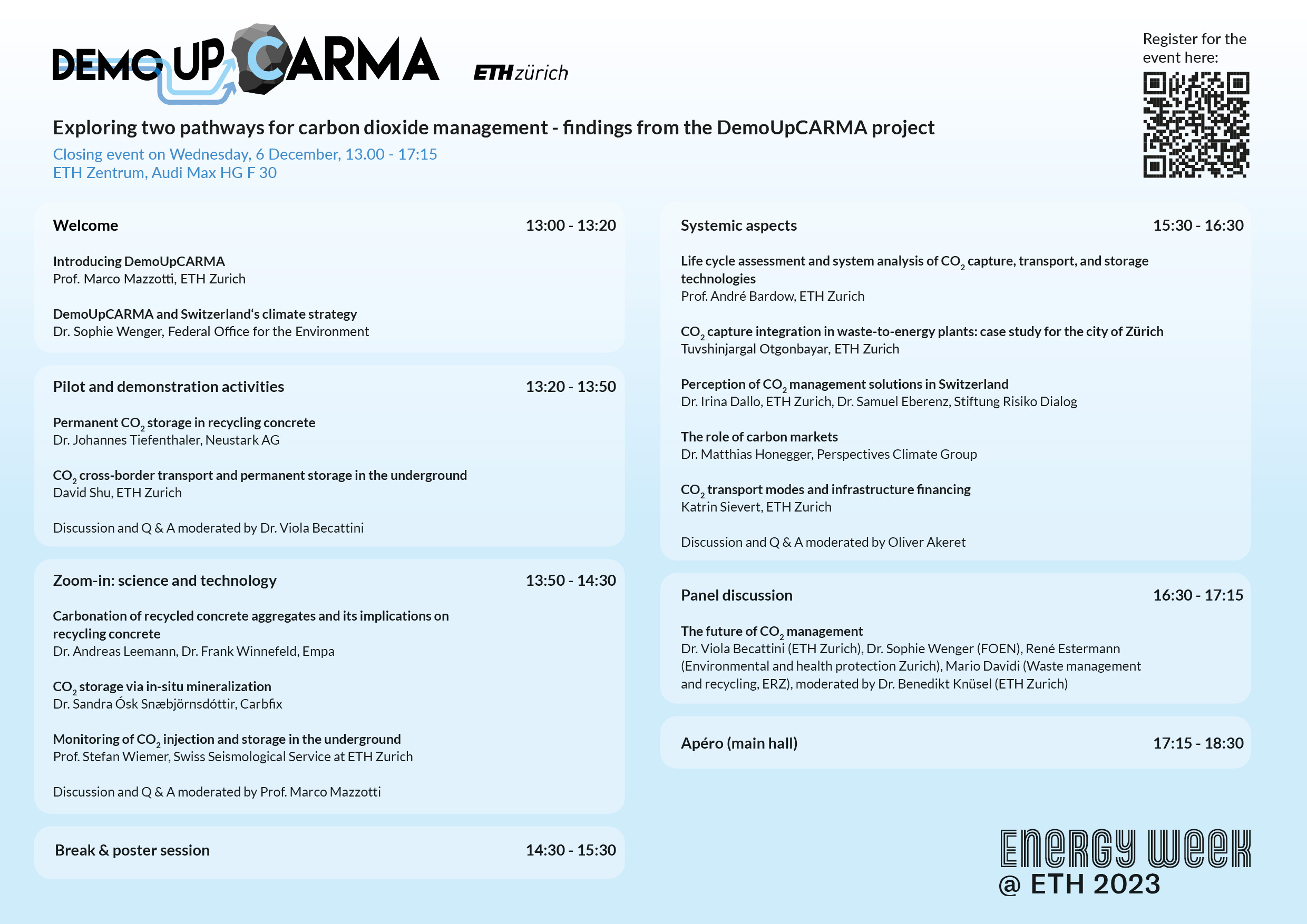 DemoUpCARMA Closing Event - Registration open!